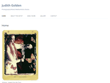 Tablet Screenshot of judithgolden.com